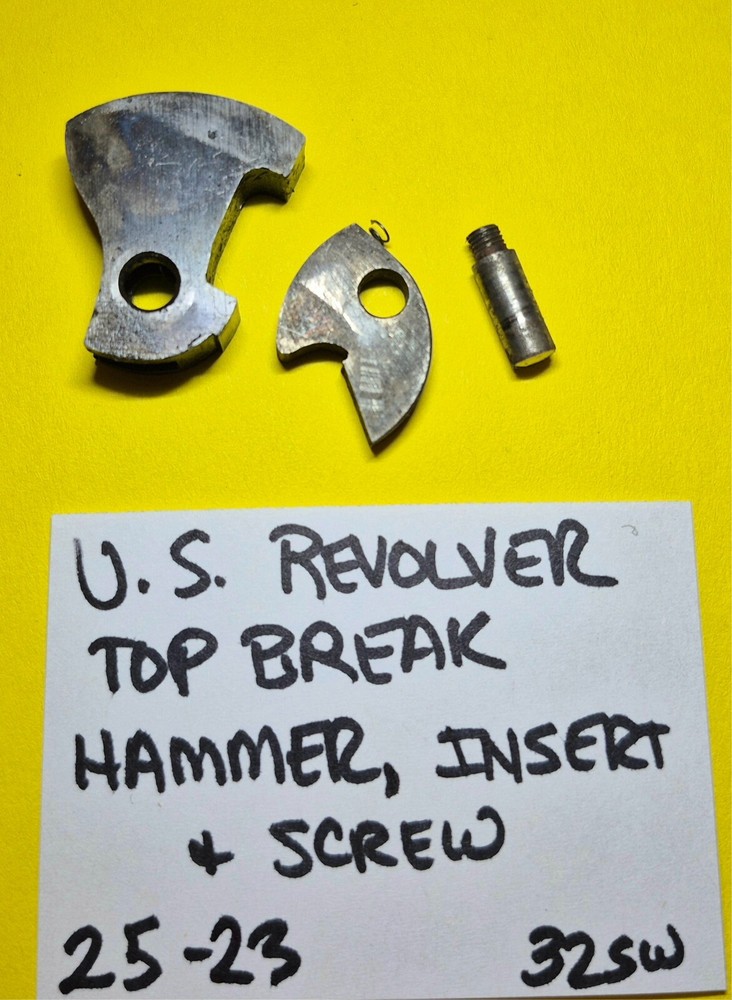 Iver Johnson U.S. Revolver Top Break .32 SW Hammer with Insert & Screw #25-23