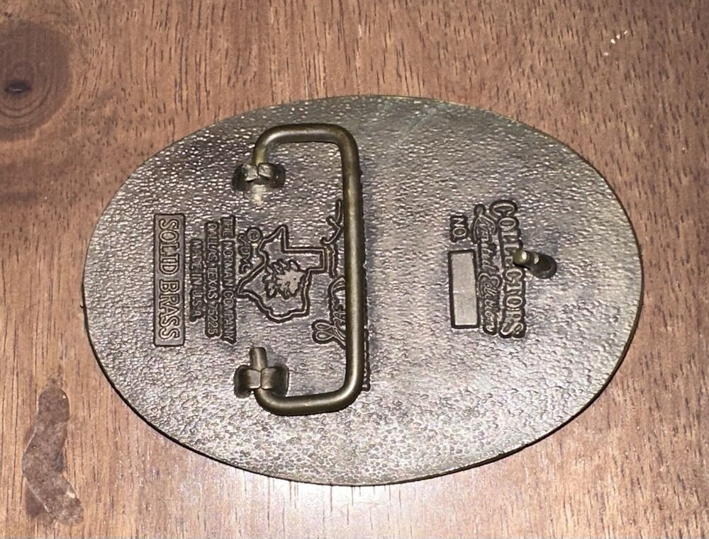 50th Anniversary 1982 Belt Buckle, Collectible, Bull Riders, Cowboy Belt Buckle