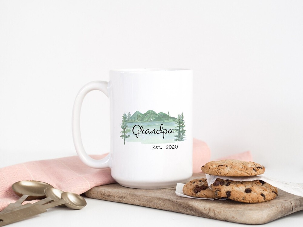 Grandpa Birth Announcement Mug New Grandpa Mug Grandpa Gift Gift For Grandpa
