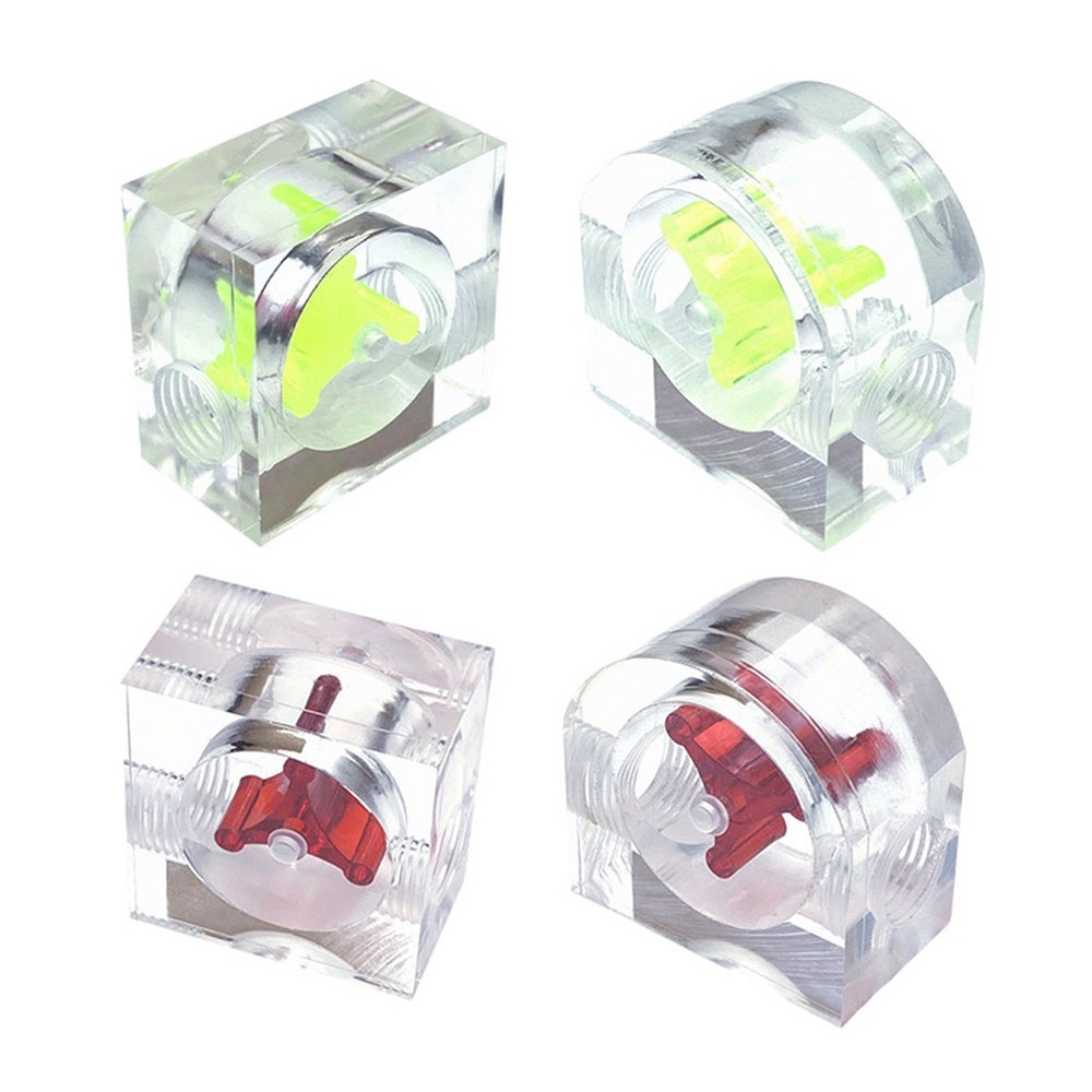 Boost Cooling & Style with Acrylic Transparent Flow Meter-image