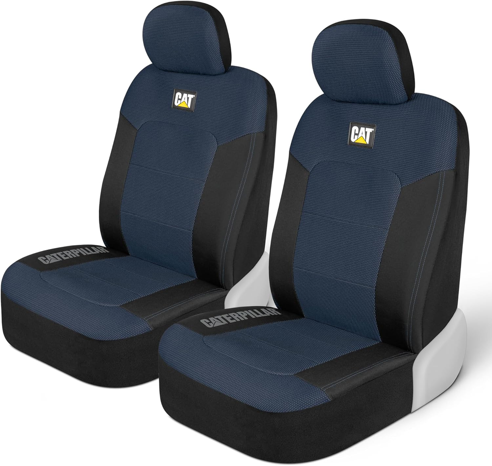 ® Meshflex Automotive Seat Covers for Cars Trucks and Suvs (Set of 2) – Black/Bl