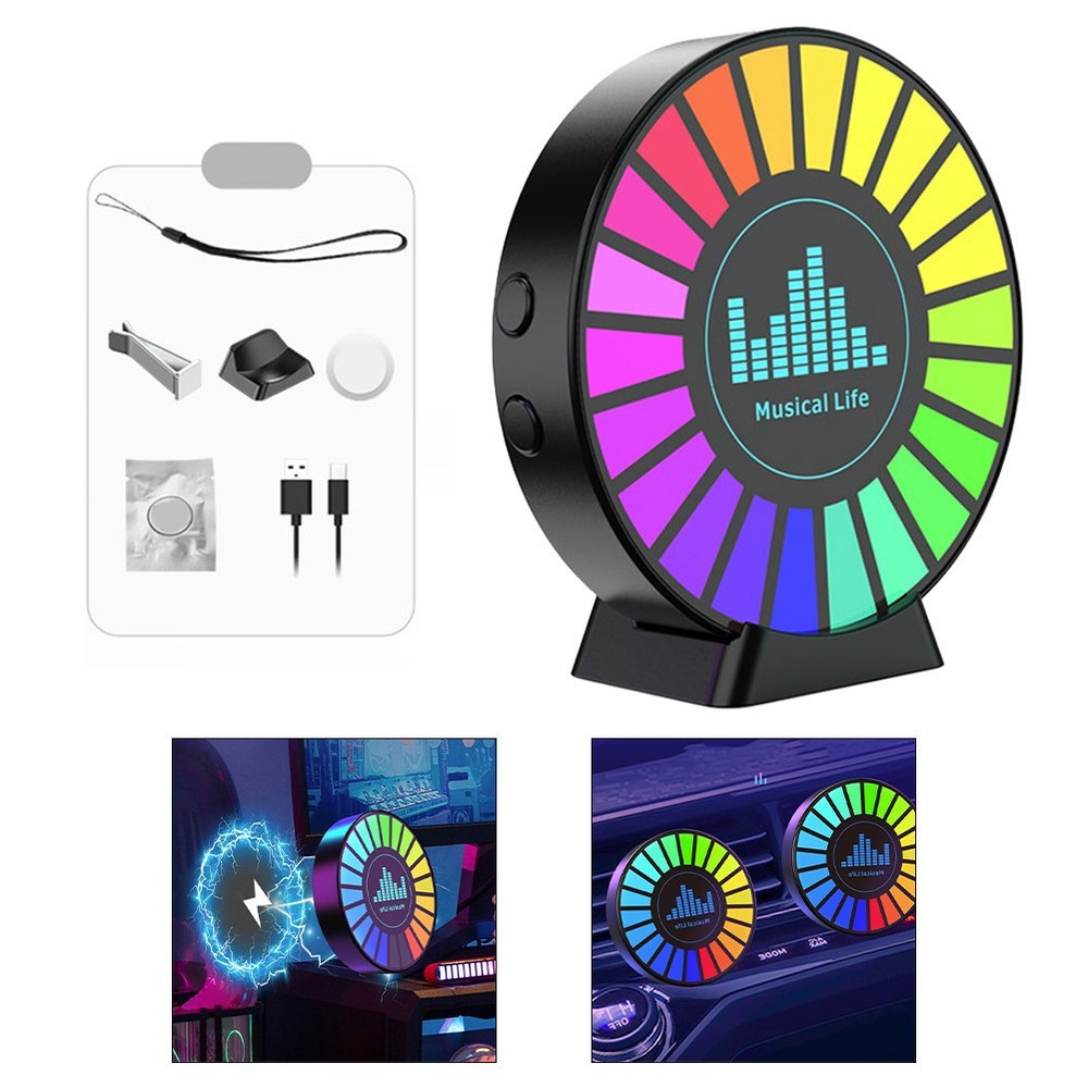 2K HD Voice-Activated Investigator Light with Colorful Indicators