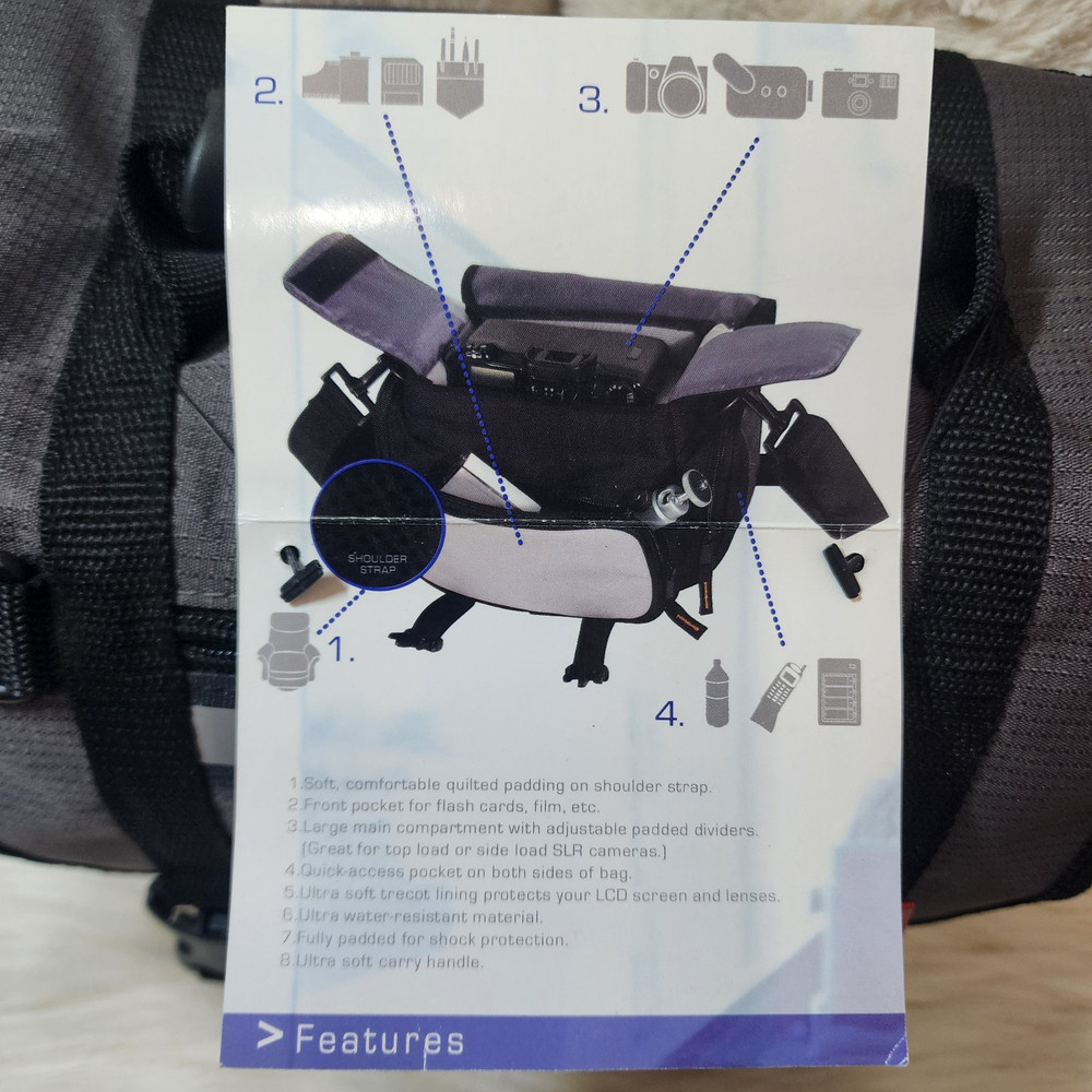 SAMSONITE Digital Travel Camera Bag NWT