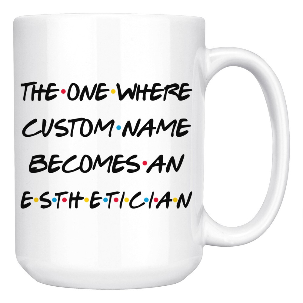 Personalized Esthetician Job Promotion Coffee Mug, Esthetician Graduation Gift
