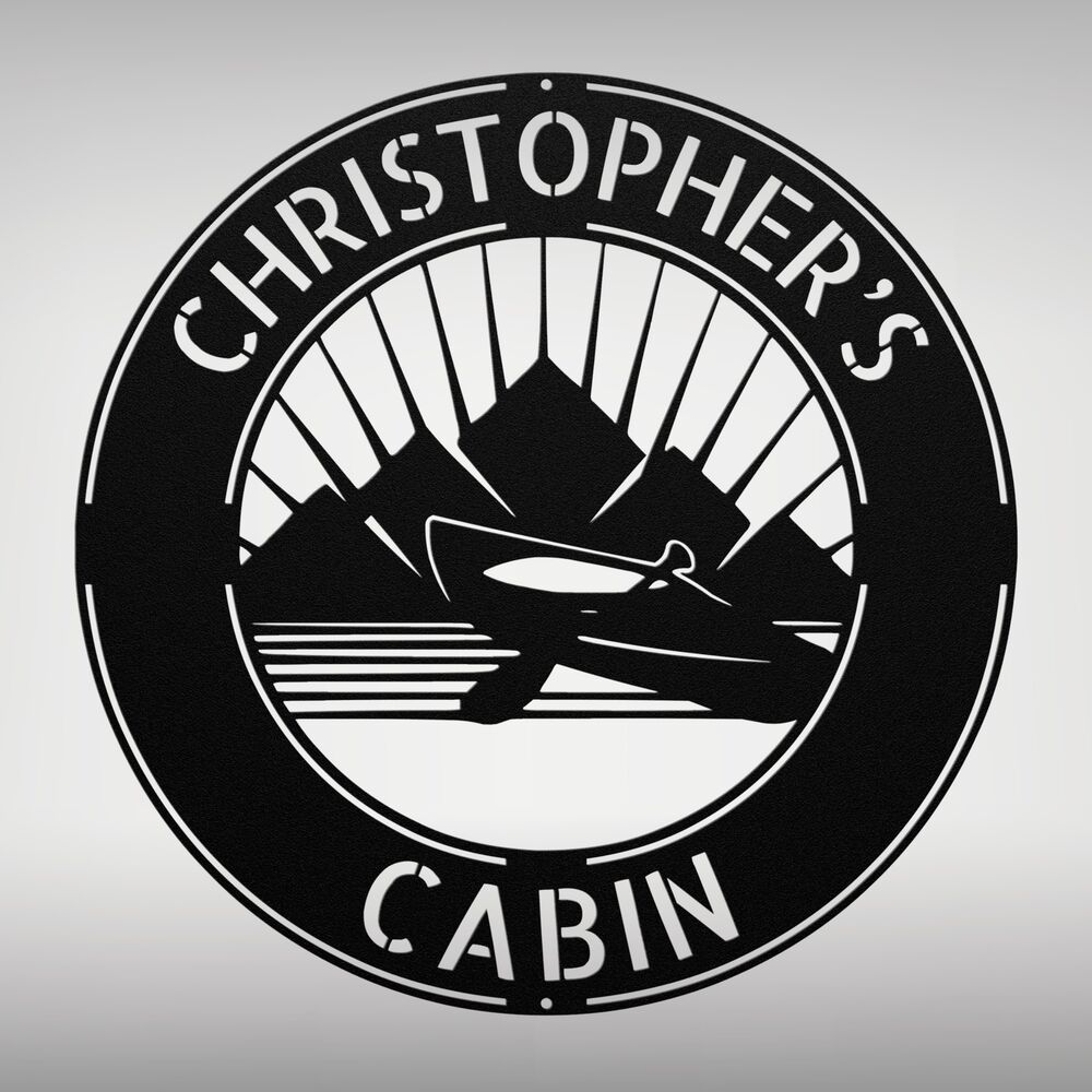 Custom Canoeing Metal Sign Personalized Decor for Canoeing Lovers