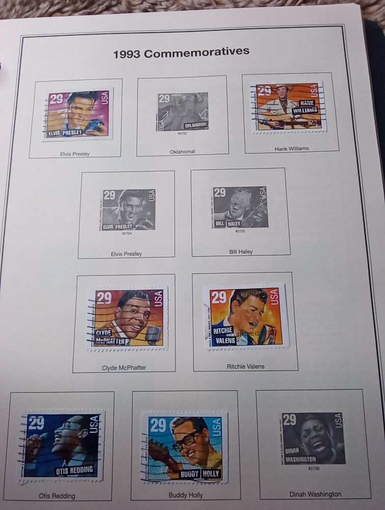 1993 U.S. COMMEMORATIVES 28 STAMPS