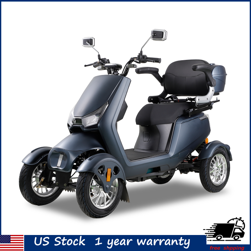 800W 60V20AH 4-Wheel Mobility Scooter for Adults & Seniors