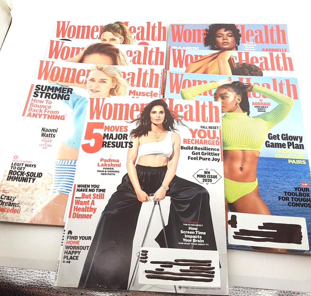 Women's Health Shape Magazines Lot/7 Dec Jan/Feb May July/Aug Sept Oct Nov 2020