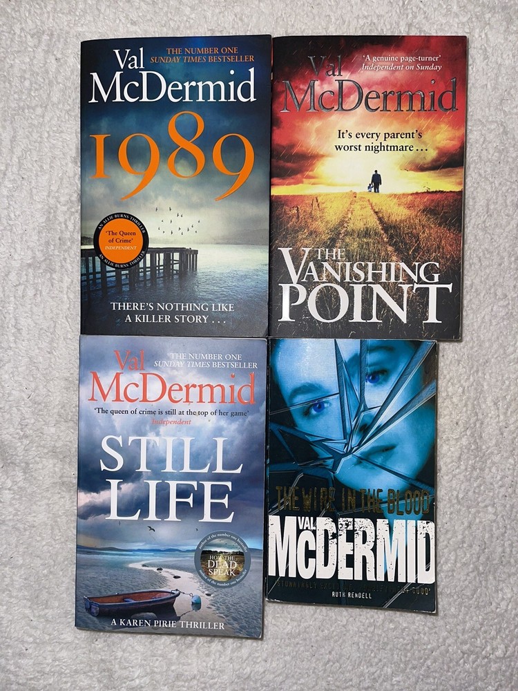 Val McDermid Book Bundle X 4, Crime, Thriller, Mystery, Suspense, (39)