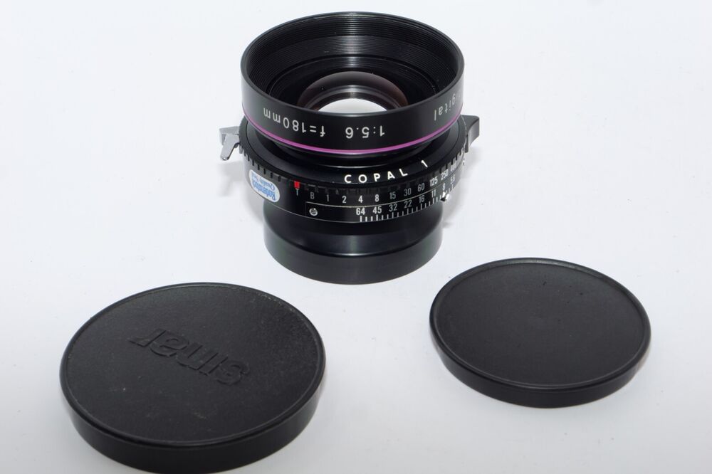 Sinar  Sinaron Digital 180mm f5.6 APO lens. Copal #1.  Cambo. Arca-Swiss. Sinar.