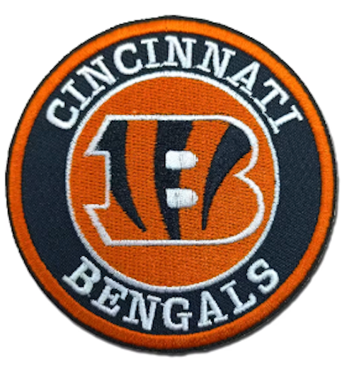 CINCINNATI BENGALS - NFL -  NATIONAL FOOTBALL LEAGUE - Embroidered Iron On Patch