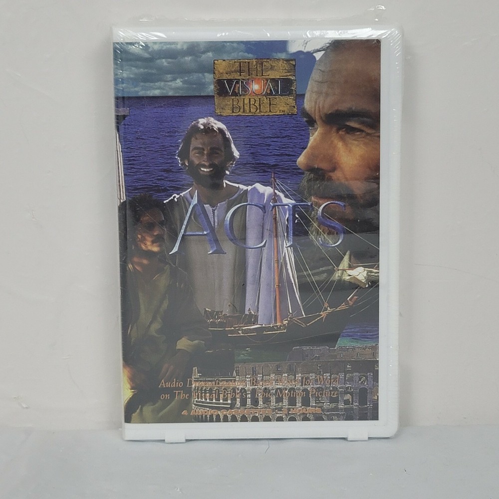 Visual Bible: The Book of Acts 4 Cassette Set Factory Sealed-image