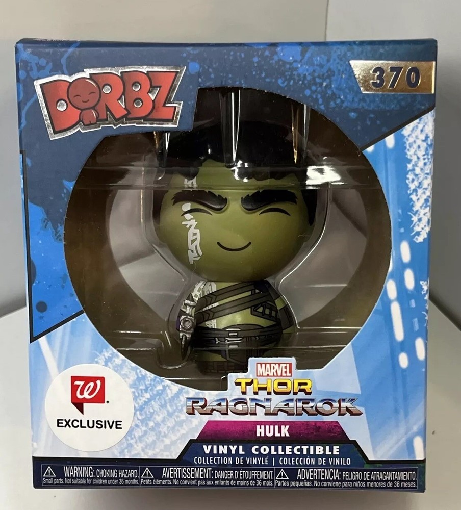 Marvel Thor Ragnarok Hulk #370 Dorbz Funko Figure Vaulted Exclusive New Retired