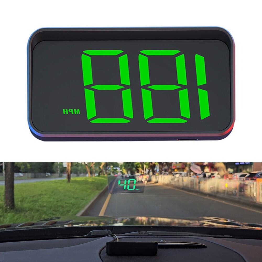 HD Green HUD Car Display M2 GPS Speedometer MPH Windshield Projector