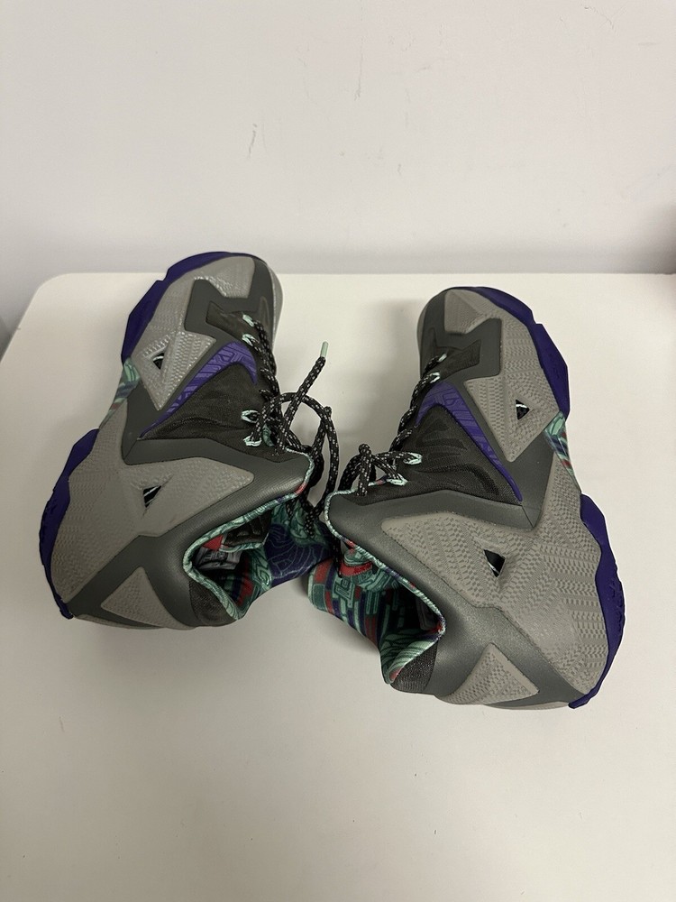 Nike Lebron 11 XI Terracotta Warrior Grey Mens 10.5 Sneakers Shoes 616175-005