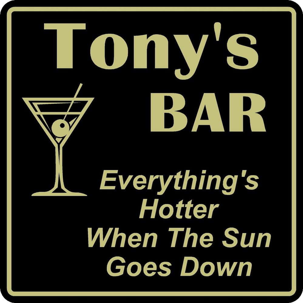 Custom USA-Made Personalized Bar Sign - Home & Pub Wall Decor Plaque-image