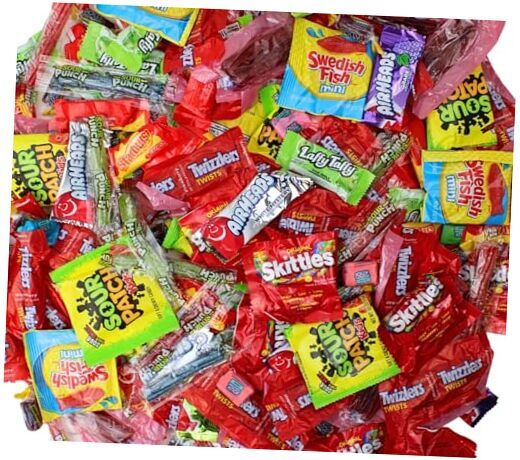 Pinata Candy Mix, Bulk Assorted Candy Variety Pack, Mixed Big Bag Mini Fruity