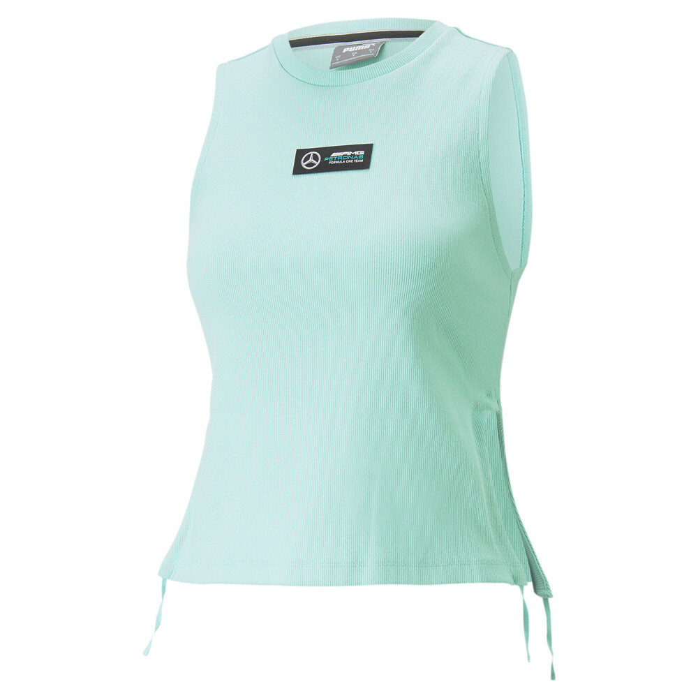 Puma Mapf1 Logo Crew Neck Tank Top Womens Green Casual  Athletic 53848808