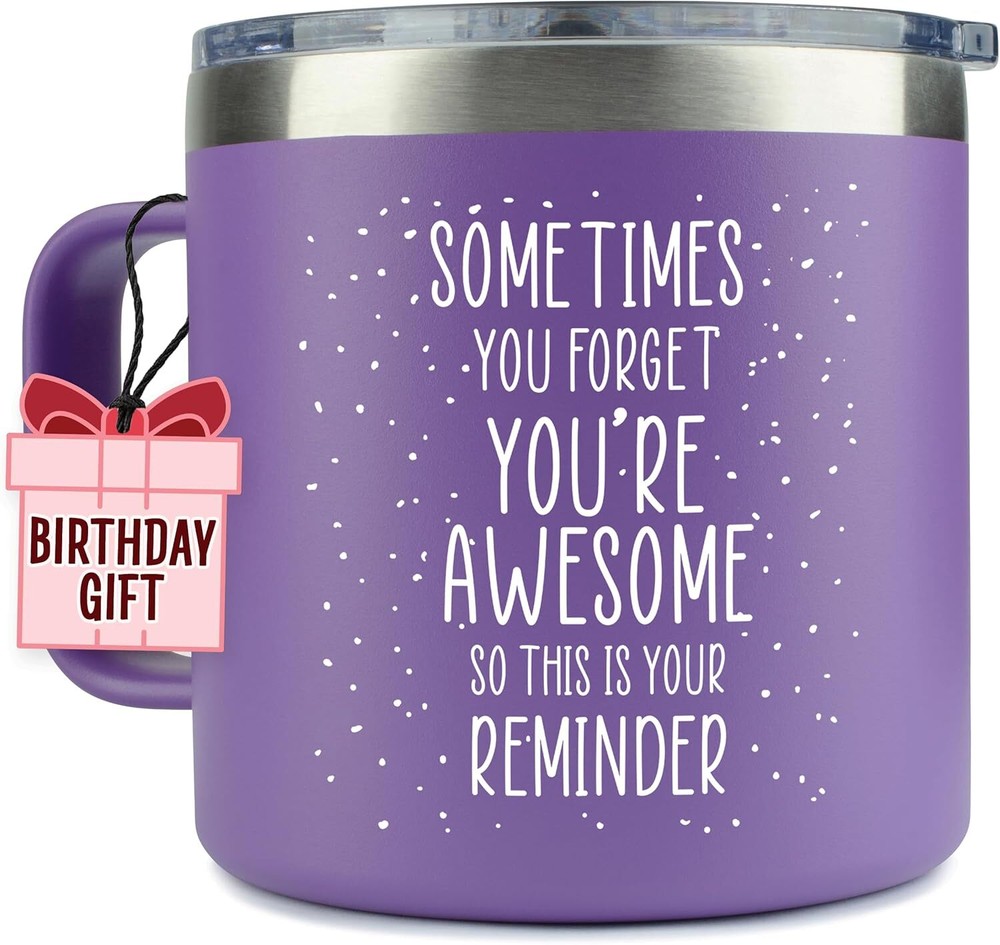 Thoughtful Purple Coffee Mug Birthday Gift for Best Friends  