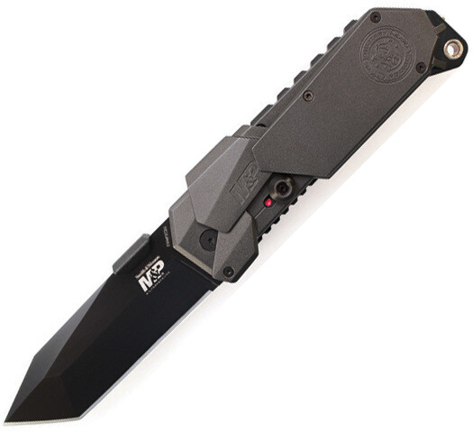 Smith & Wesson M&P M.A.G.I.C. Assisted Tanto Folding Knife Black Stainless Steel