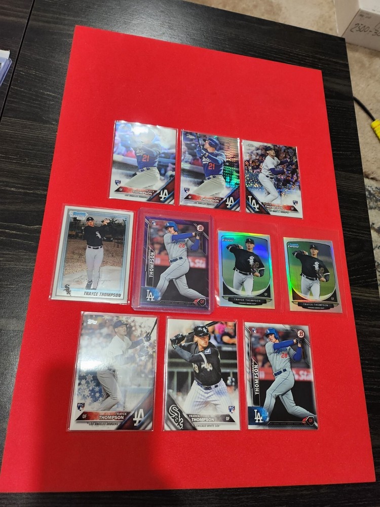Trayce Thompson Super Collector Rookie Lot (10) Dodgers Hot Player! Buy Now!-image
