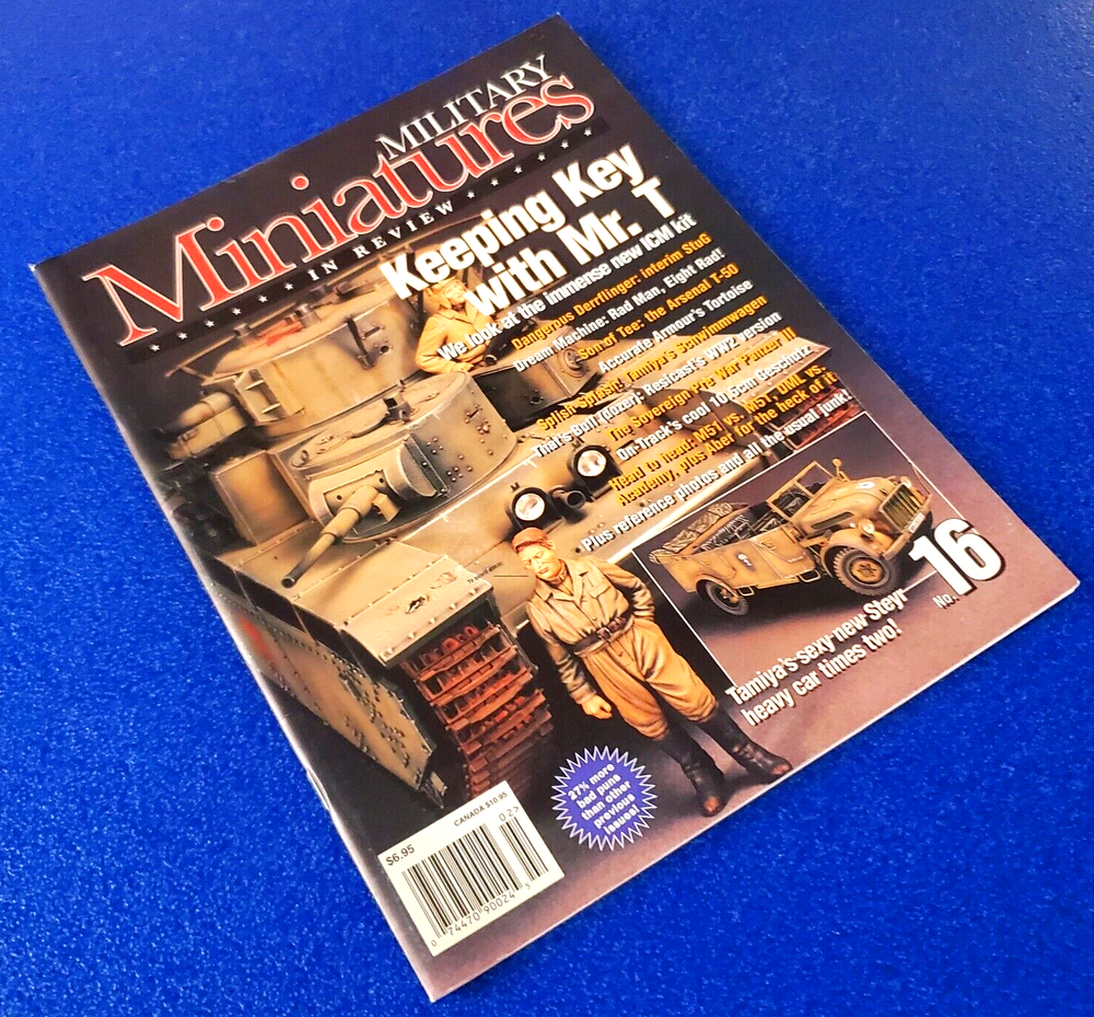 MILITARY MINIATURES IN REVIEW: KEEPING KEY WITH MR. T NO. 16 TANK MAGAZINE