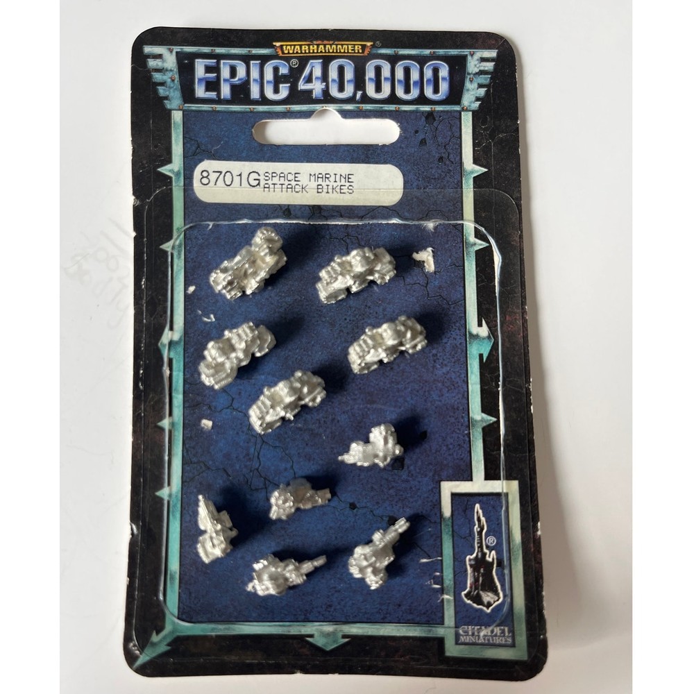 1997 Epic Imperial Space Marine Attack Bikes Citadel 6mm Warhammer 40K Army