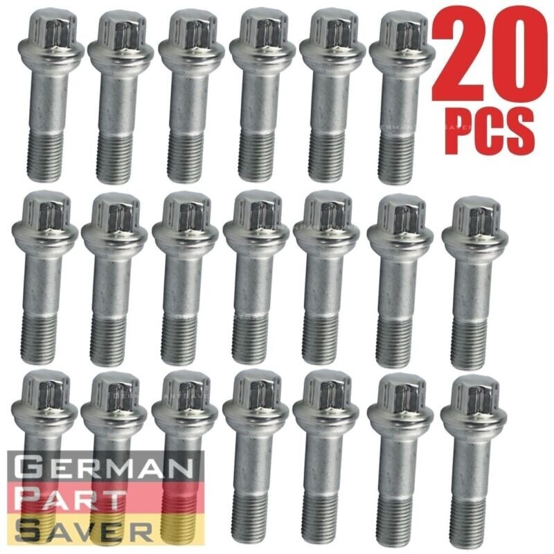 20PC STAINLESS STEEL Wheel Lug Bolt 2 5/8