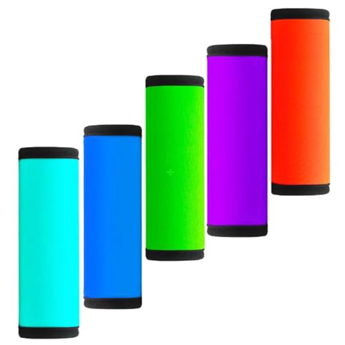 Luggage Handle Wrap-Neoprene Luggage identifiers for Suitcases Unique Bright