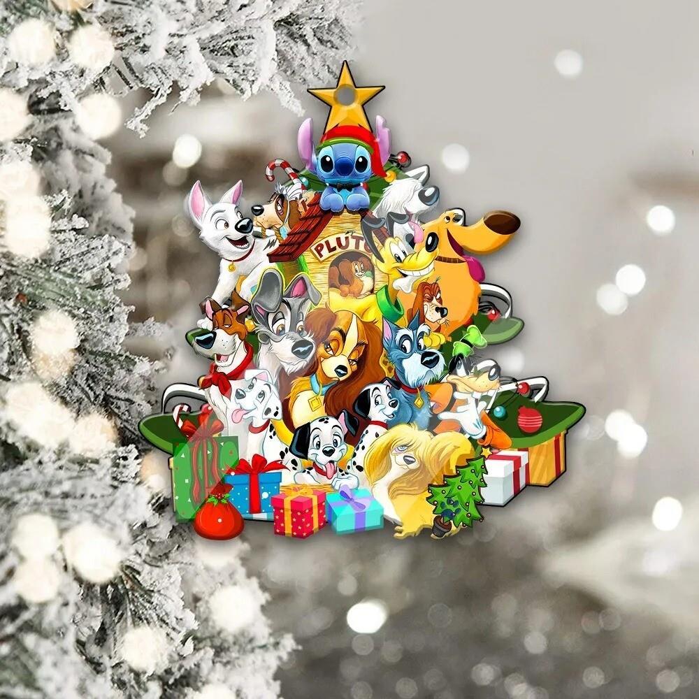 Disney Dogs Christmas Ornament  Disney Dogs Car Ornament  Disney Dogs Xmas Gift