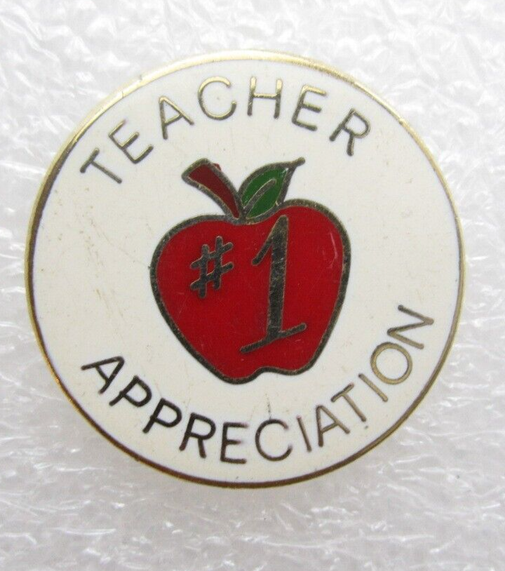 Teacher #1 Appreciation Education Lapel Pin (C869)
