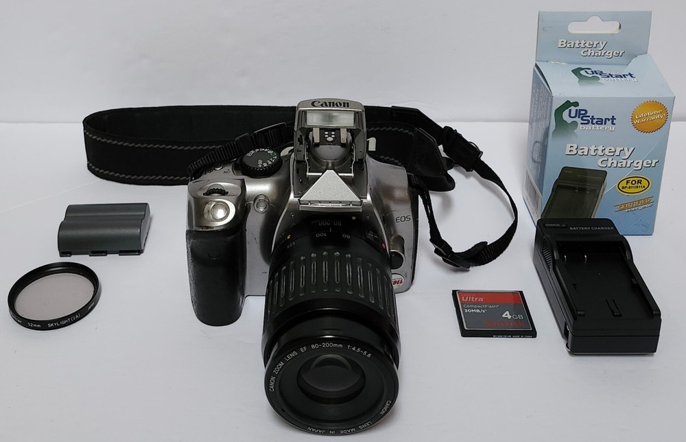 Canon EOS Digital Rebel DS6041 6.3MP DSLR Camera Tested W/ 80-200mm 4.5-5.6 Lens