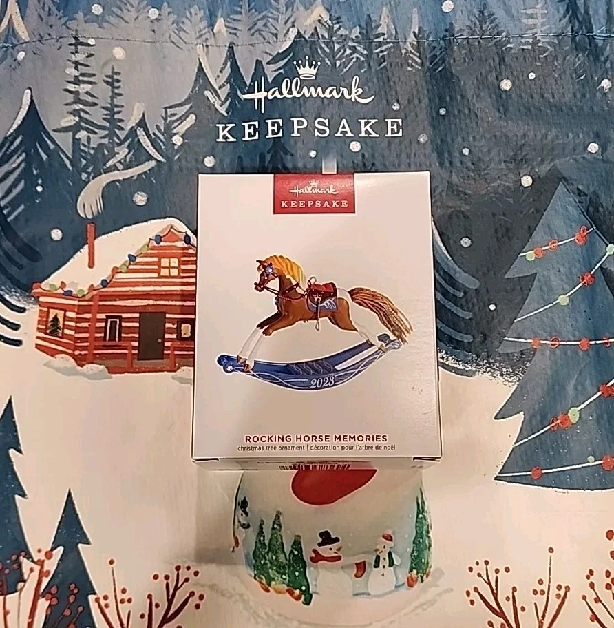 2023 Hallmark Rocking Horse Memories 4th In The Series Ornament