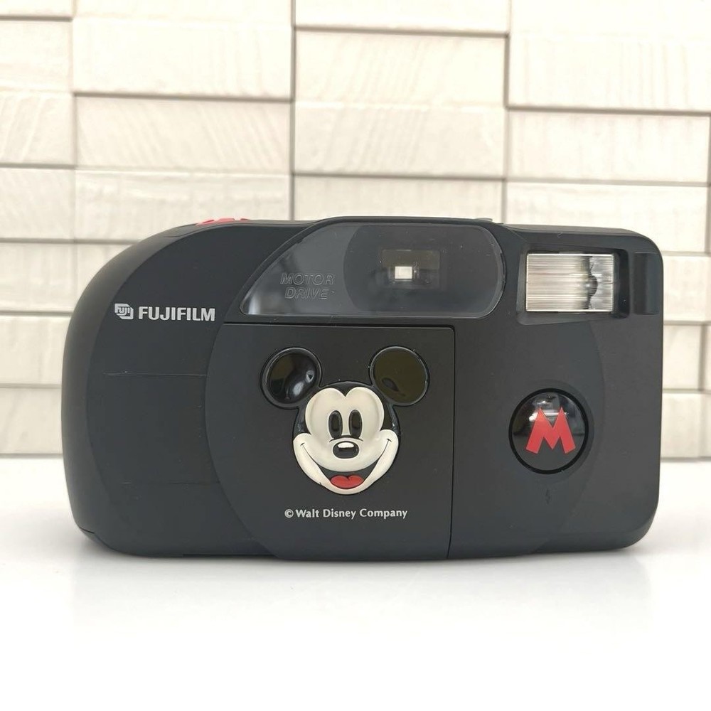 Vintage Mickey Mouse Fujifilm Compact Camera with Manual - Fully Functional