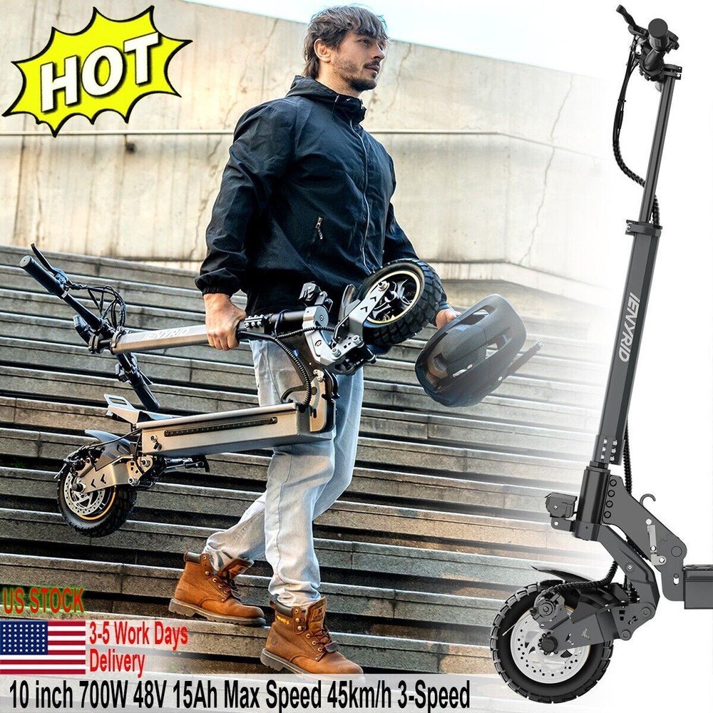 Electric Scooters Drive Commute pro scooter 700W 10'' Folding Off Road E-Scooter