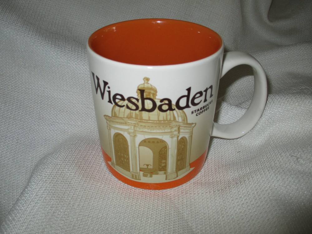 Starbucks weisbaden Germany Global Icon Collector City Mug 16 Oz 2014