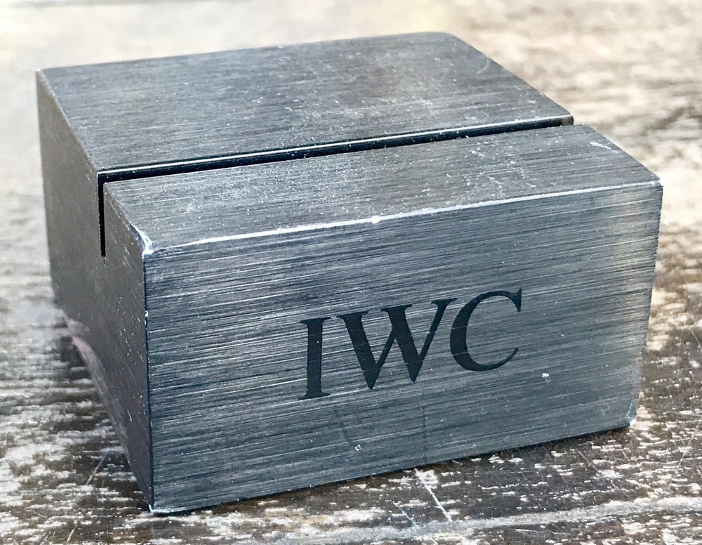 IWC Big Pilot Portuguese Perpetual Moon Phase Doppel Chronograph Watch Stand