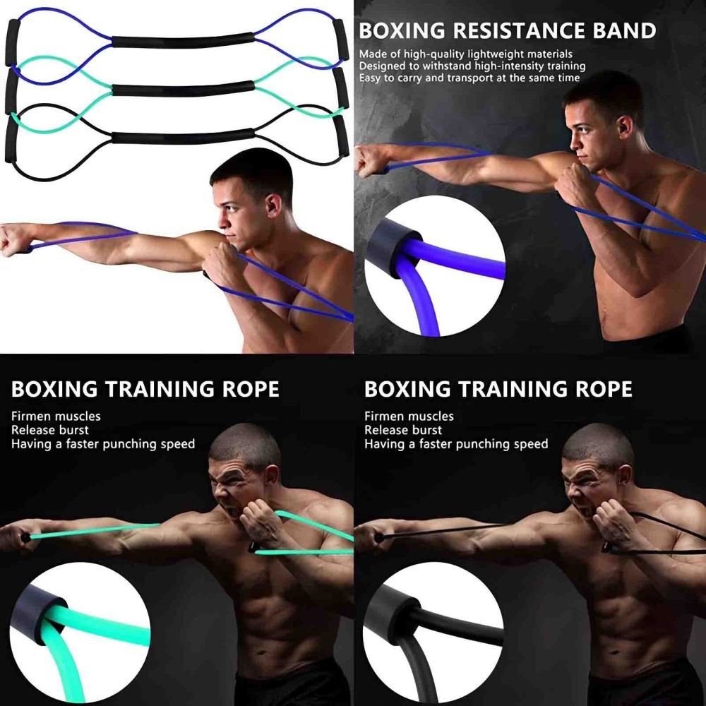 Elastic Boxing Resistance Band for Muscle Fitness and Gym Training