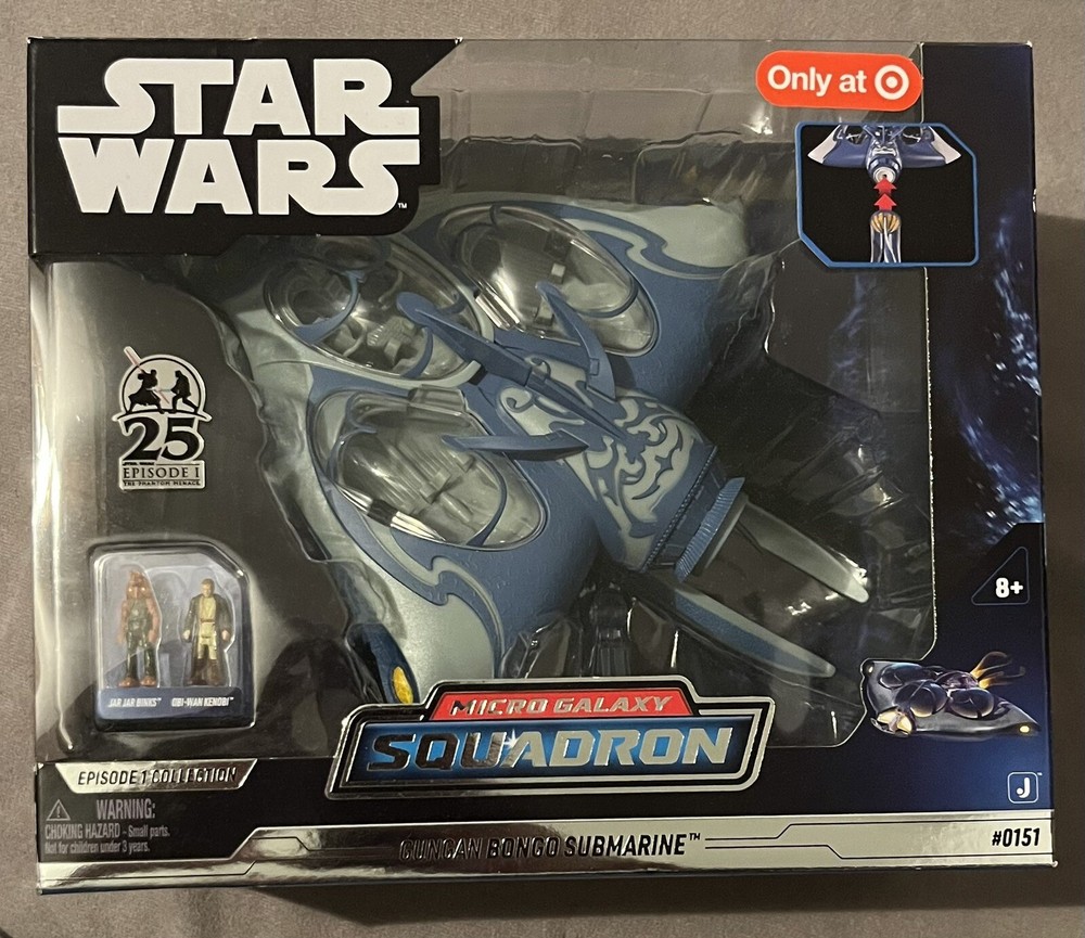 Star Wars Micro Galaxy Squadron Gungan Bongo Submarine Target Exclusive New