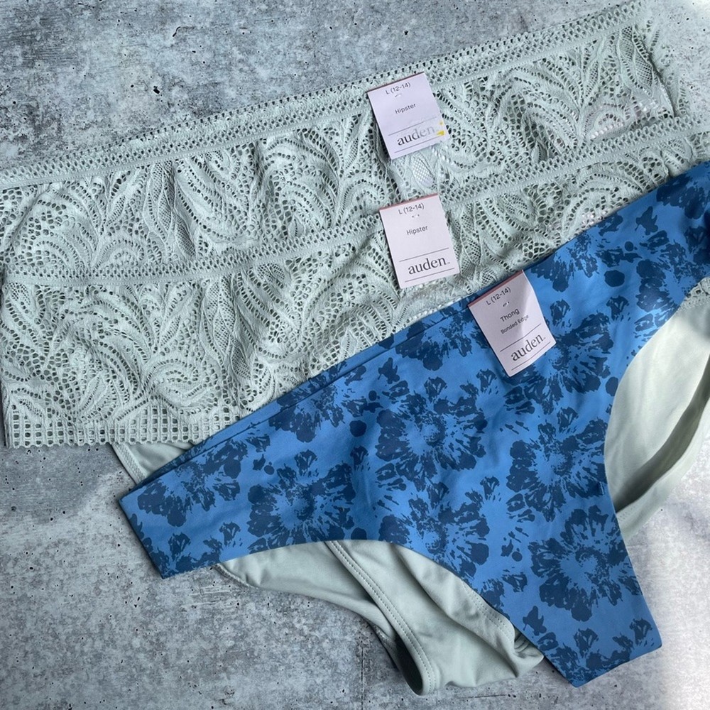 Auden Hipster and Thong Bundle of 3 Size L