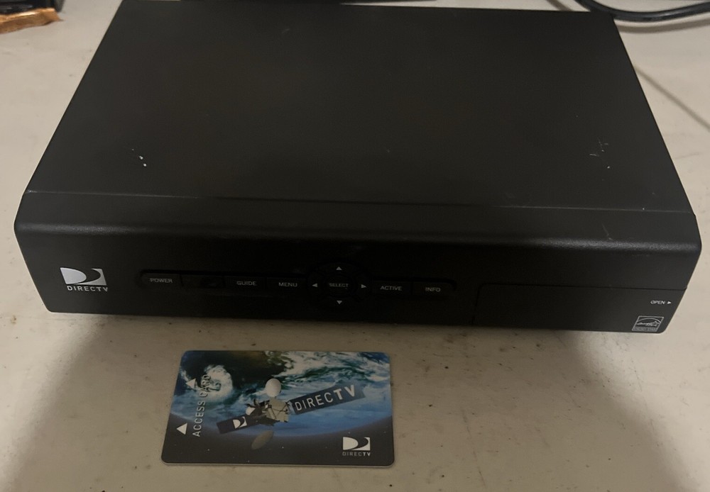 DirecTV D12-100 Satellite Receiver Cable Box (untested no cord with direct card)