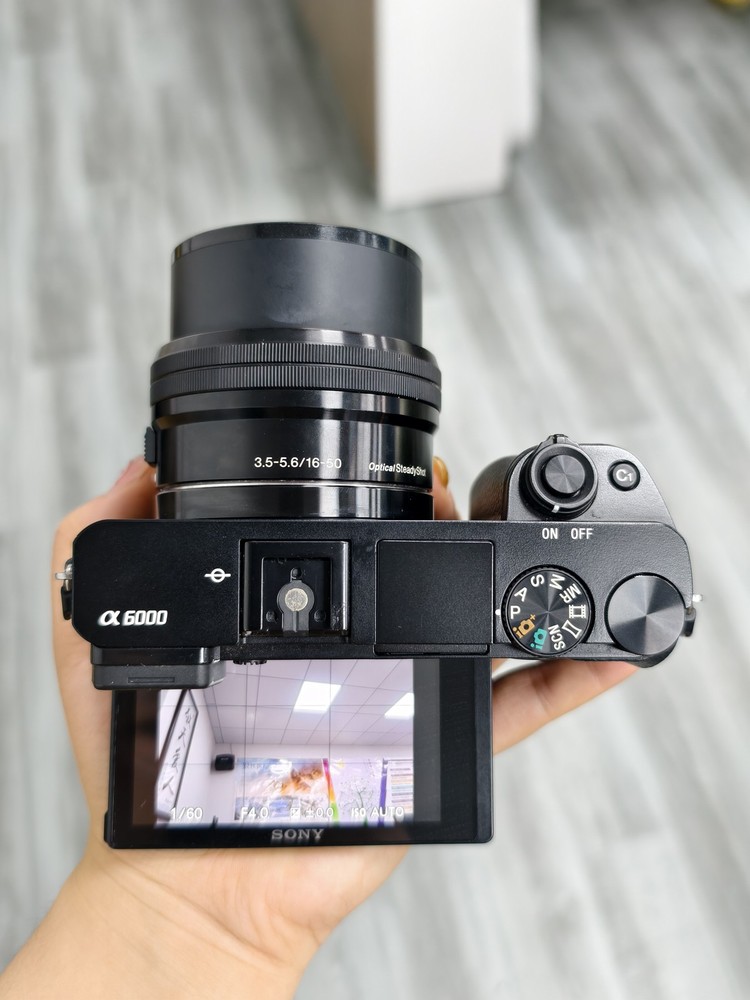 Sony Alpha a6000 24.3MP Mirrorless Digital Camera w/16-50mm OSS Lens -Black