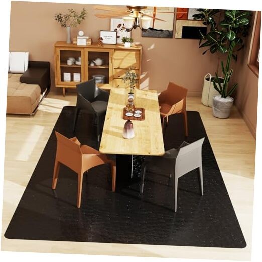 5x7 Vinyl Floor Mat Waterproof Area Rug for Living Room