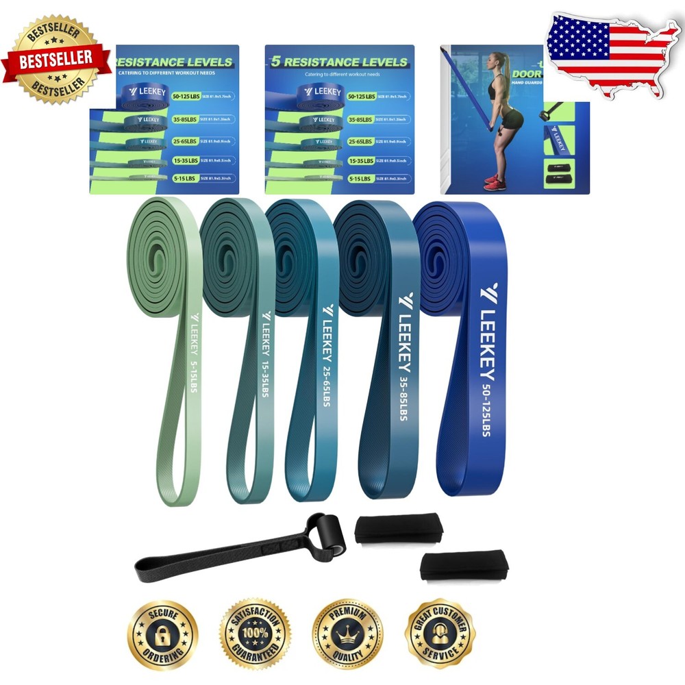 Multi-Functional Pull-Up Bands - Durable Workout Bands for Strength & Stretching