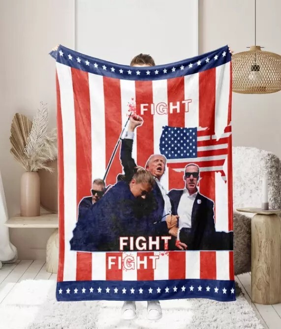 Trump Blanket, Make America Great Again Fleece Blanket #3
