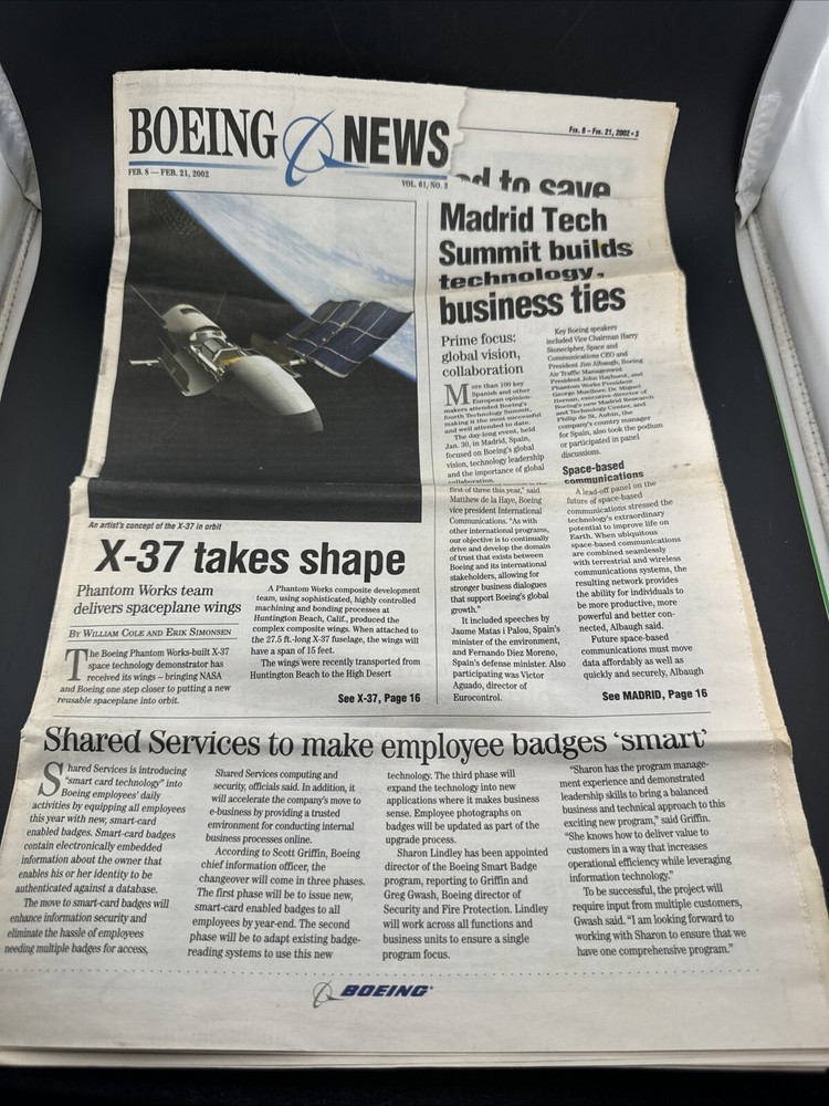 BOEING NEWS💥 Feb8-Feb 21, 2002💥 lots of pictures & details💥NICE