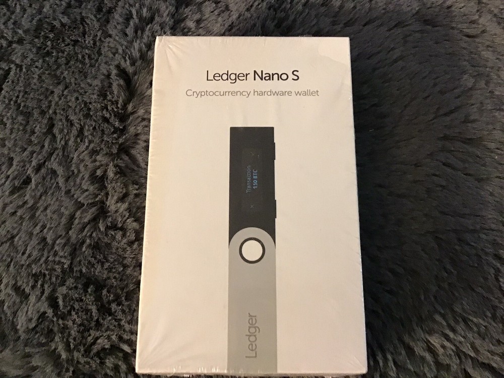 FACTORY SEALED! Ledger Nano S Cryptocurrency Bitcoin Hardware Wallet Matte Black-image