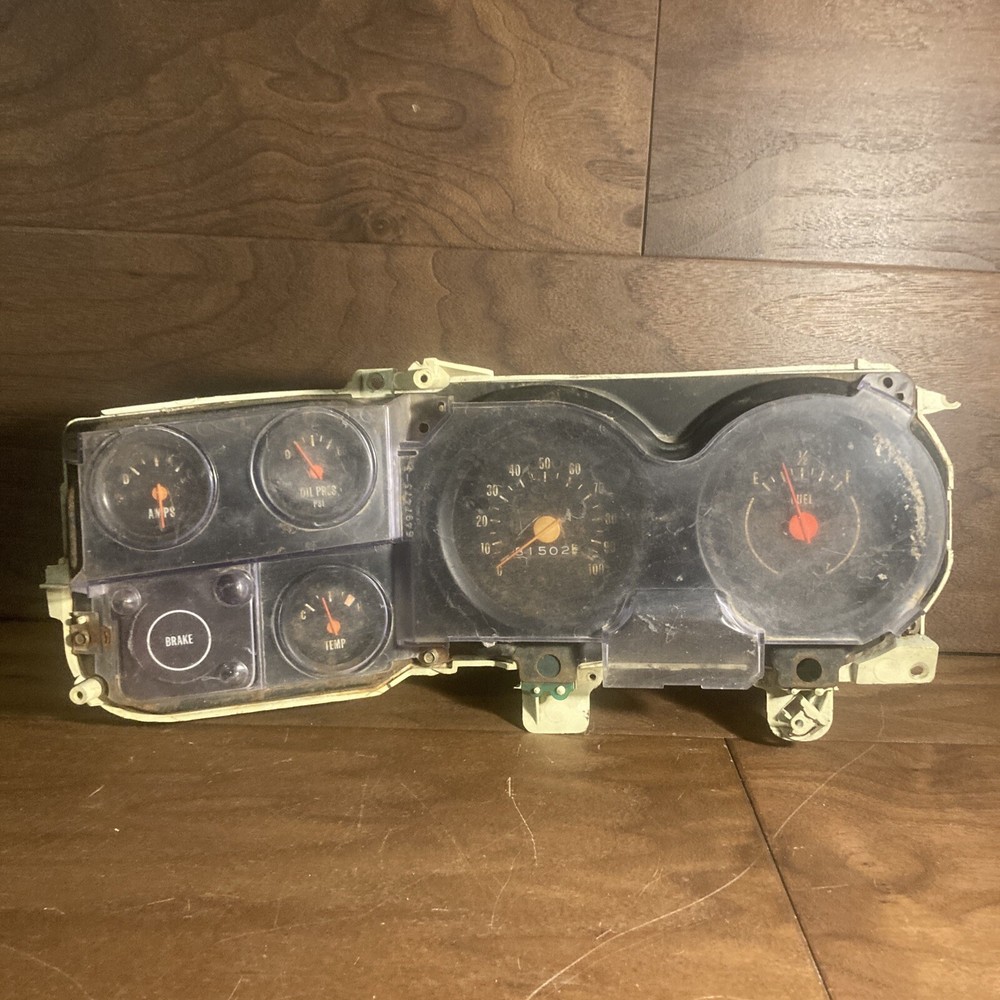 Chevrolet GMC Truck C K Blazer Speedometer Gauge Cluster RARE OIL PRESSURE GAUGE