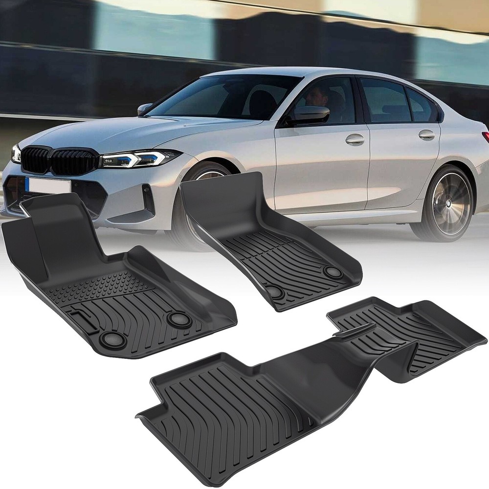 3D Floor Mats Liners for 2019-2023 BMW 3 Series G20 Excl. Hybrid/xDrive Carpets