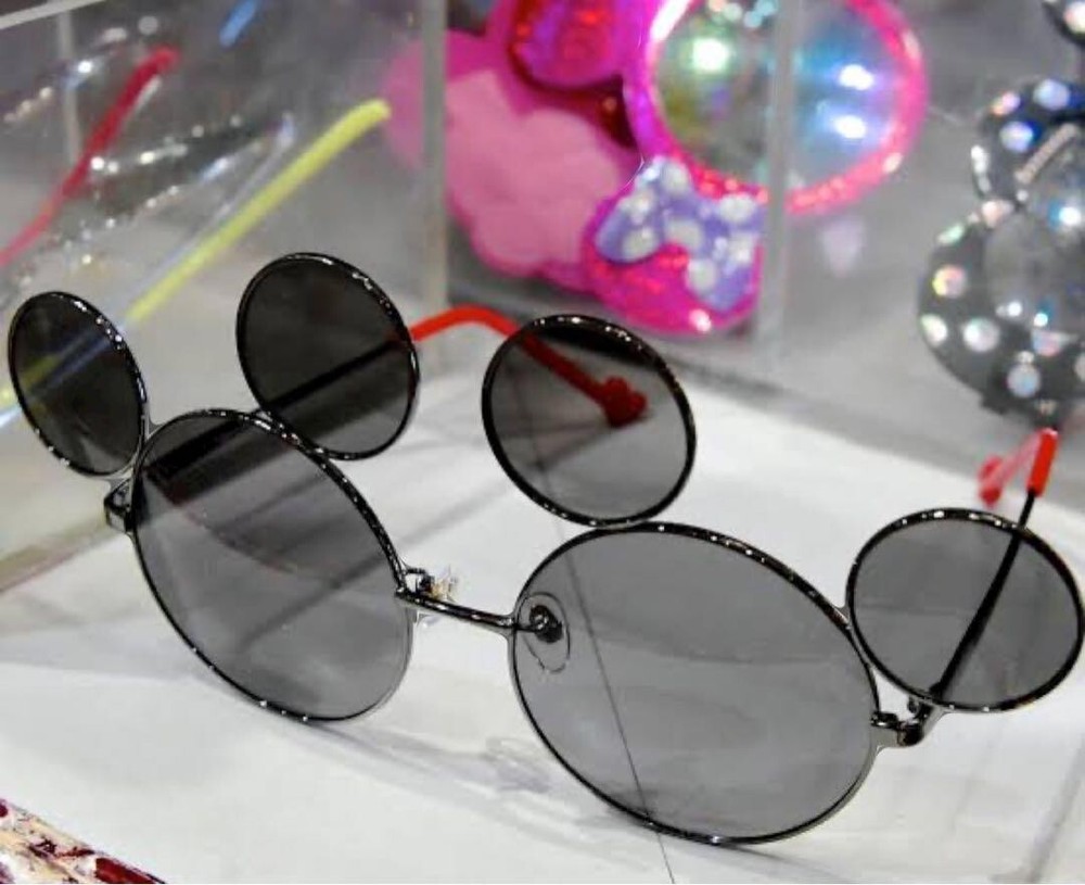 Tokyo Disney Resort Mickey Fantasia Fashion Sunglasses Black Red